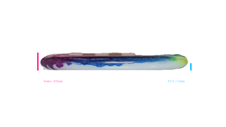 Discraft Paul McBeth Fly Dye Z Luna Putter Profile View