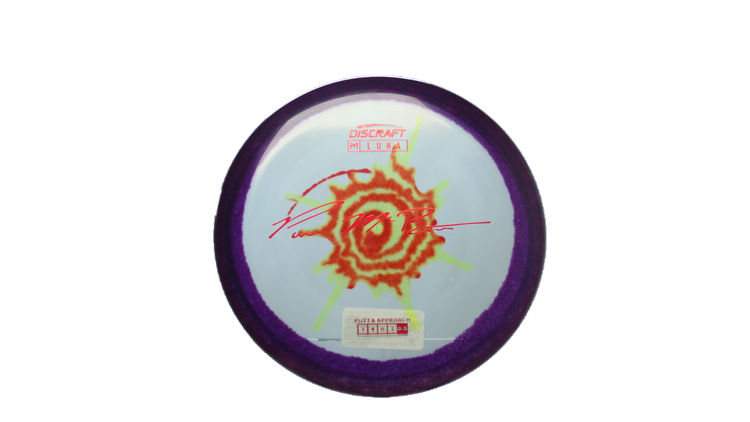 Discraft Paul McBeth Fly Dye Z Luna Putter Front View
