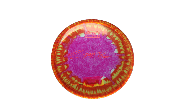 Discraft Paul McBeth Fly Dye Z Luna Putter Front View