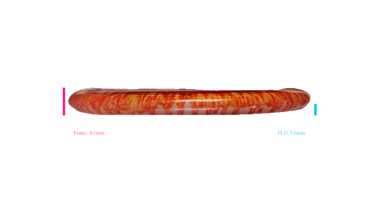 Discraft Paul McBeth Fly Dye Z Luna Putter Profile View