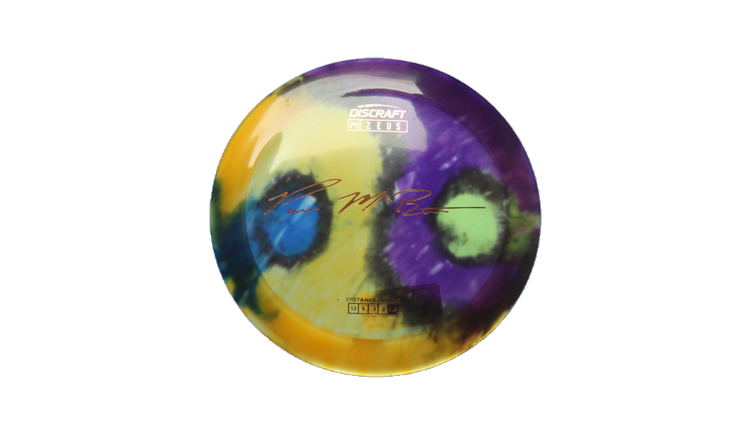 Discraft Paul McBeth Fly Dye Z Zeus Distance Driver Front View