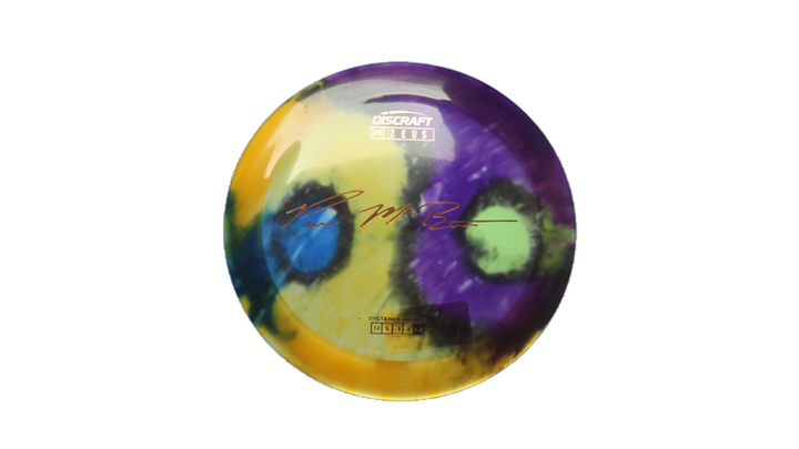 Discraft Paul McBeth Fly Dye Z Zeus Distance Driver Front View