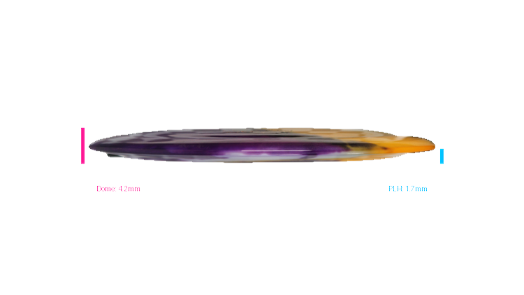 Discraft Paul McBeth Fly Dye Z Zeus Distance Driver Profile View
