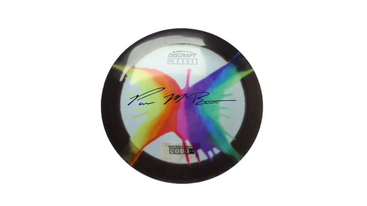 Discraft Paul McBeth Fly Dye Z Zeus Distance Driver Front View