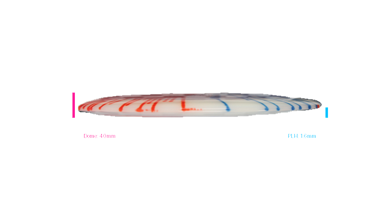 Discraft Paul McBeth Fly Dye Z Zeus Distance Driver Profile View