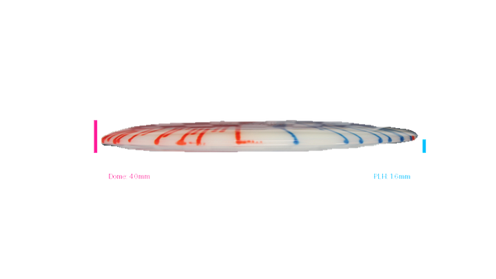 Discraft Paul McBeth Fly Dye Z Zeus Distance Driver Profile View