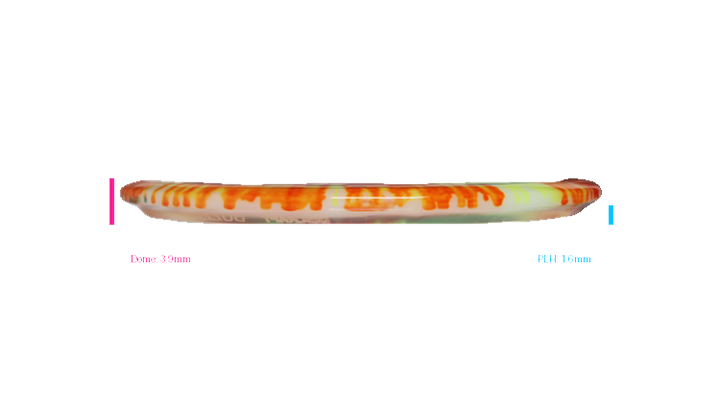 Discraft Z Fly Dye Buzzz Midrange Profile View