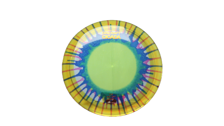Discraft Z Fly Dye Cicada Fairway Driver Front View