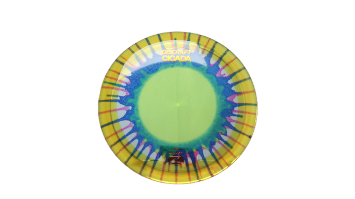 Discraft Z Fly Dye Cicada Fairway Driver Front View