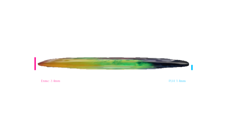 Discraft Z Fly Dye Nuke SS Distance Driver Profile View
