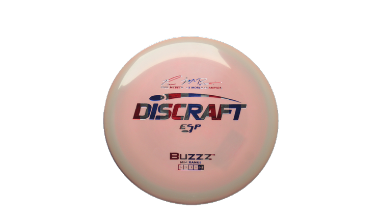Discraft Paul McBeth 6x Signature Series ESP Buzzz Midrange Front View