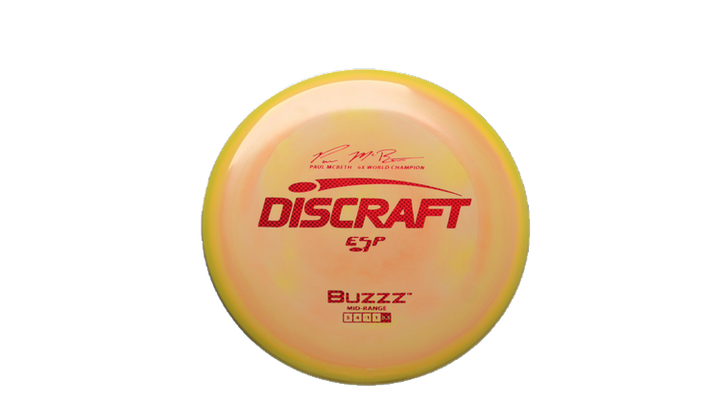 Discraft Paul McBeth 6x Signature Series ESP Buzzz Midrange Front View