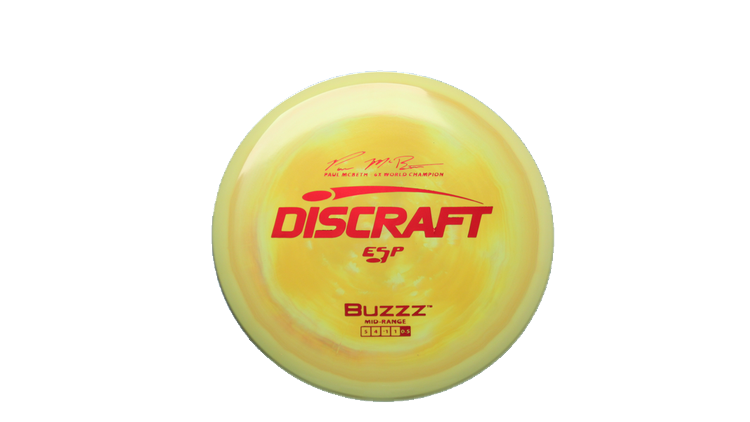 Discraft Paul McBeth 6x Signature Series ESP Buzzz Midrange Front View