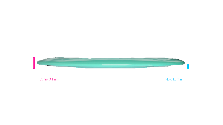 Discraft ESP Nuke SS Distance Driver Profile View