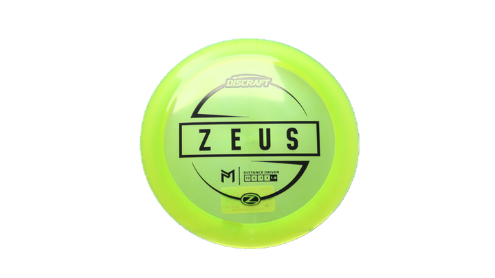 Discraft Paul McBeth Z Zeus Distance Driver Front View