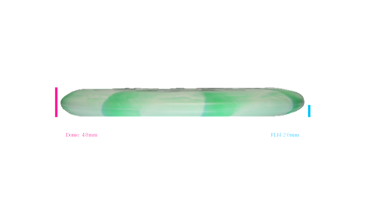 Discraft Anthony Barela CT Swirl Focus Putter Profile View