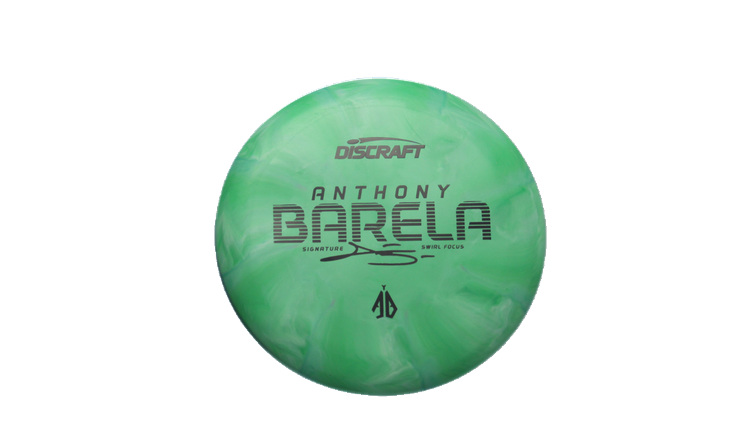 Discraft Anthony Barela CT Swirl Focus Putter Front View