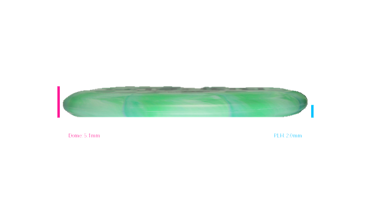 Discraft Anthony Barela CT Swirl Focus Putter Profile View