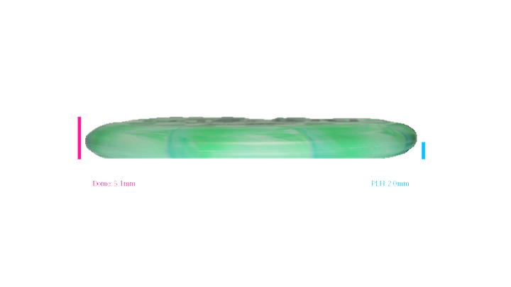 Discraft Anthony Barela CT Swirl Focus Putter Profile View