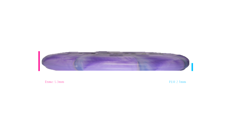 Discraft Anthony Barela CT Swirl Focus Putter Profile View
