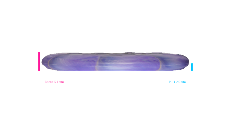 Discraft Anthony Barela CT Swirl Focus Putter Profile View