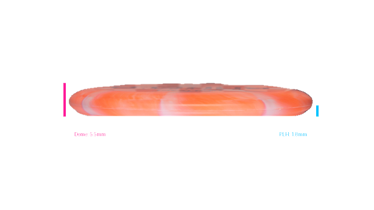 Discraft Anthony Barela CT Swirl Focus Putter Profile View
