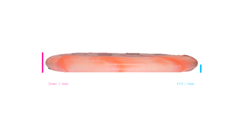 Discraft Anthony Barela CT Swirl Focus Putter Profile View