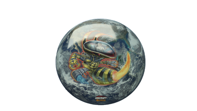 Discraft Earth SuperColor Buzzz Midrange Front View