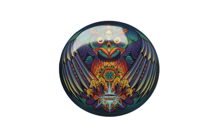 Discraft Brian Allen Owl SuperColor Buzzz Midrange Front View
