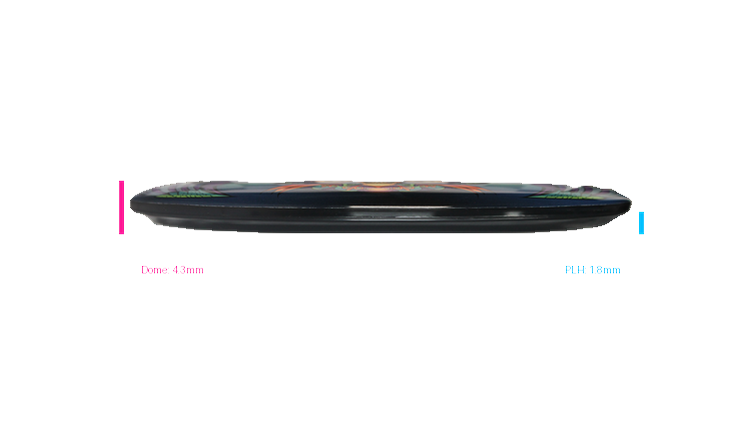 Discraft Brian Allen Owl SuperColor Buzzz Midrange Profile View