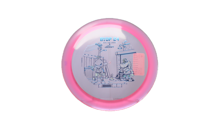 Discraft 2026 BYOP Curbside Chaos Paige Pierce Z Lite Drive Distance Driver Front View