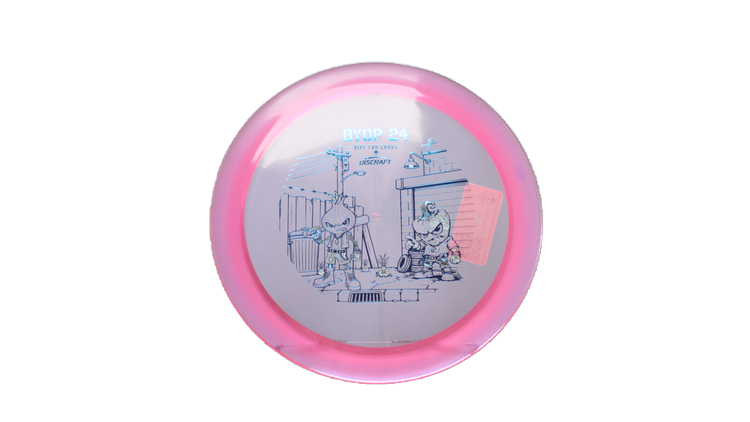 Discraft 2026 BYOP Curbside Chaos Paige Pierce Z Lite Drive Distance Driver Front View