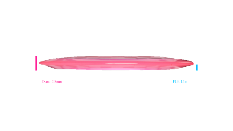 Discraft 2026 BYOP Curbside Chaos Paige Pierce Z Lite Drive Distance Driver Profile View