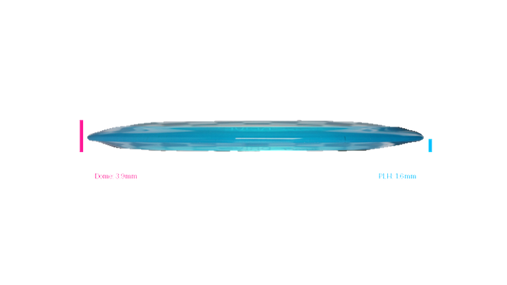 Discraft 2026 BYOP Curbside Chaos Paige Pierce Z Lite Drive Distance Driver Profile View