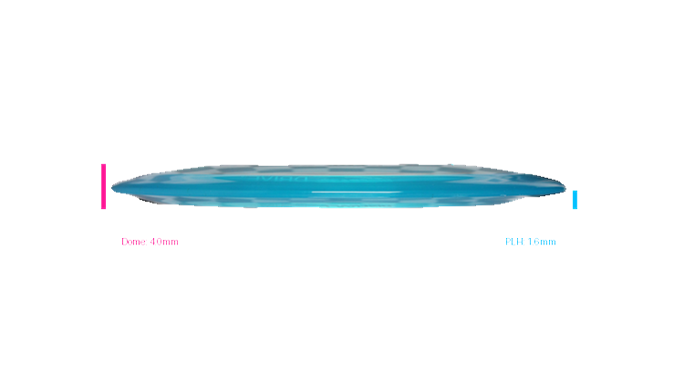 Discraft 2026 BYOP Curbside Chaos Paige Pierce Z Lite Drive Distance Driver Profile View