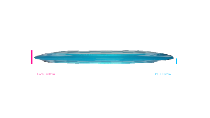 Discraft 2026 BYOP Curbside Chaos Paige Pierce Z Lite Drive Distance Driver Profile View