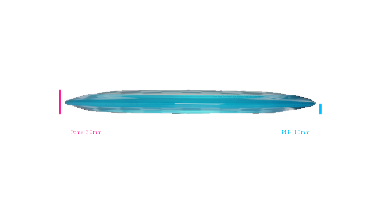 Discraft 2026 BYOP Curbside Chaos Paige Pierce Z Lite Drive Distance Driver Profile View