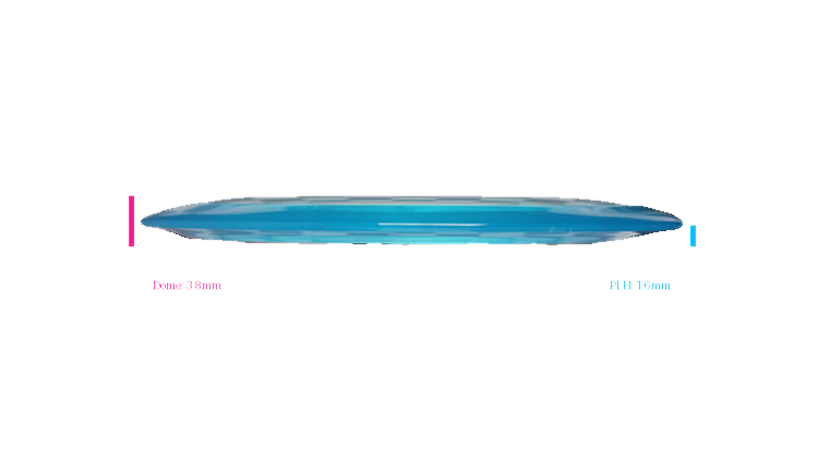 Discraft 2026 BYOP Curbside Chaos Paige Pierce Z Lite Drive Distance Driver Profile View