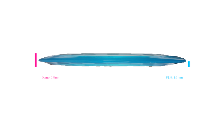 Discraft 2026 BYOP Curbside Chaos Paige Pierce Z Lite Drive Distance Driver Profile View
