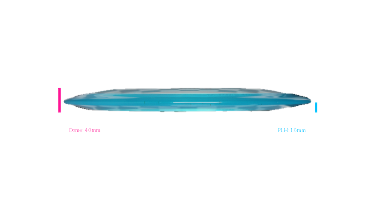 Discraft 2026 BYOP Curbside Chaos Paige Pierce Z Lite Drive Distance Driver Profile View