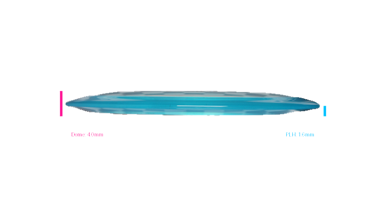 Discraft 2026 BYOP Curbside Chaos Paige Pierce Z Lite Drive Distance Driver Profile View