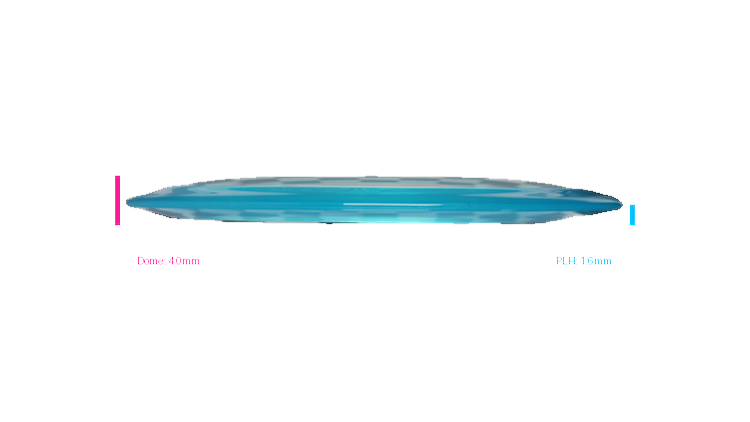 Discraft 2026 BYOP Curbside Chaos Paige Pierce Z Lite Drive Distance Driver Profile View