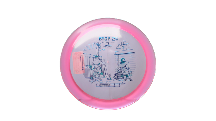 Discraft 2026 BYOP Curbside Chaos Paige Pierce Z Lite Drive Distance Driver Front View