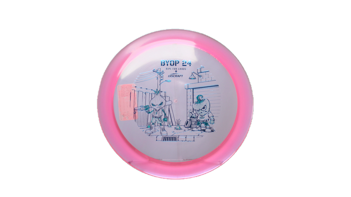 Discraft 2026 BYOP Curbside Chaos Paige Pierce Z Lite Drive Distance Driver Front View