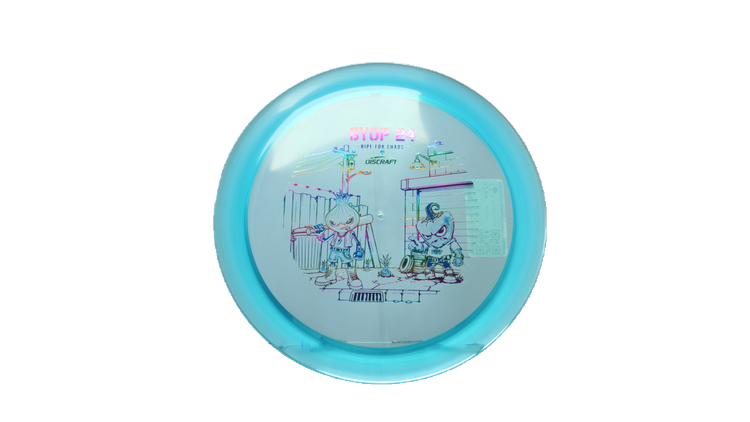 Discraft 2026 BYOP Curbside Chaos Paige Pierce Z Lite Drive Distance Driver Front View