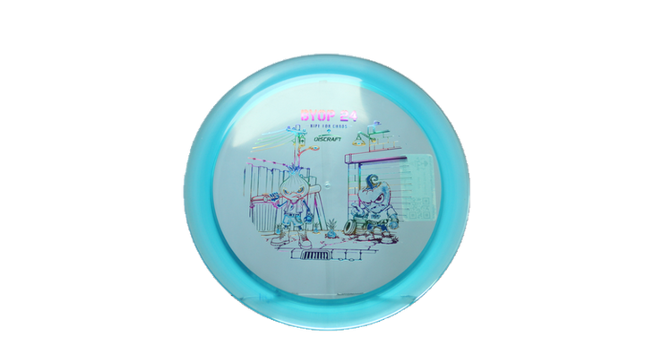 Discraft 2026 BYOP Curbside Chaos Paige Pierce Z Lite Drive Distance Driver Front View