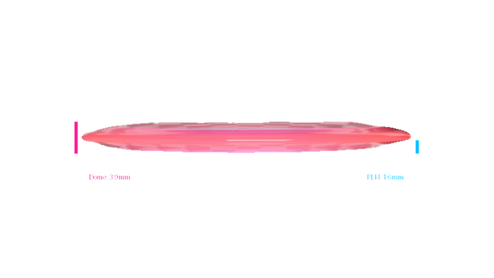 Discraft 2026 BYOP Curbside Chaos Paige Pierce Z Lite Drive Distance Driver Profile View
