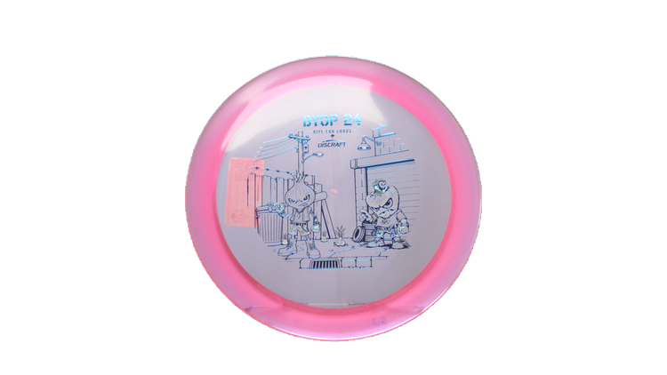 Discraft 2026 BYOP Curbside Chaos Paige Pierce Z Lite Drive Distance Driver Front View