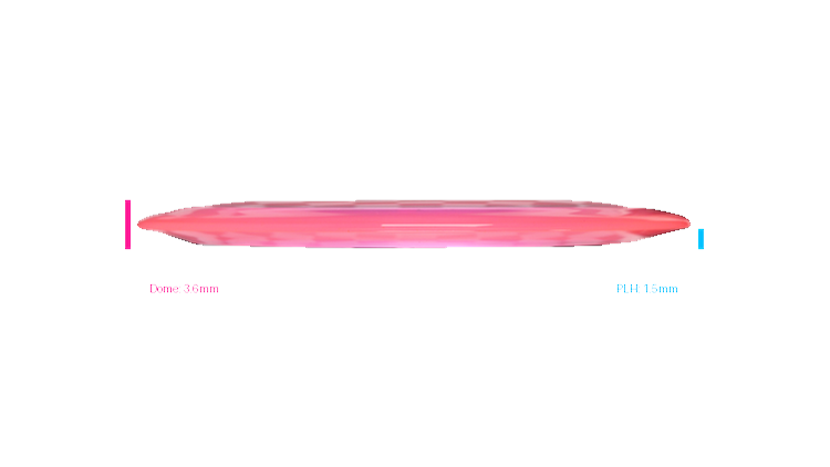 Discraft 2026 BYOP Curbside Chaos Paige Pierce Z Lite Drive Distance Driver Profile View