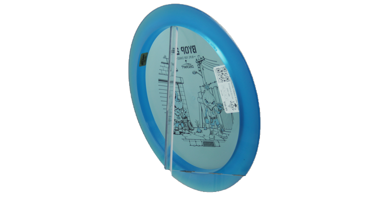 Discraft 2026 BYOP Curbside Chaos Z Lite Crank Distance Driver Back View